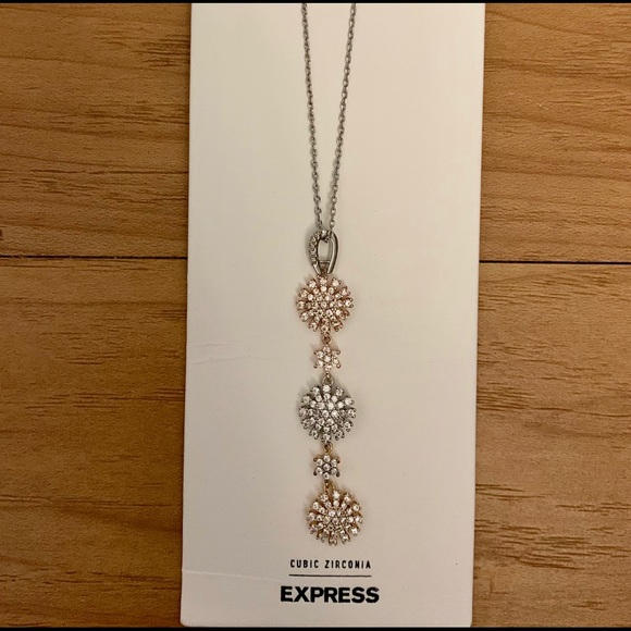 Express Cubic Zirconia Necklace - Picture 2 of 4
